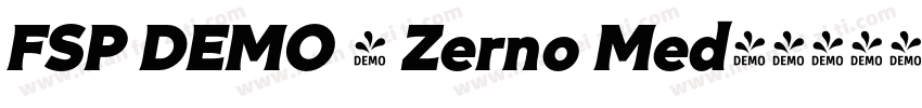 FSP DEMO - Zerno Med字体转换